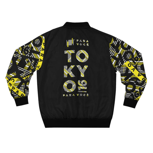 2882Sport Plaid Bomber Jacket