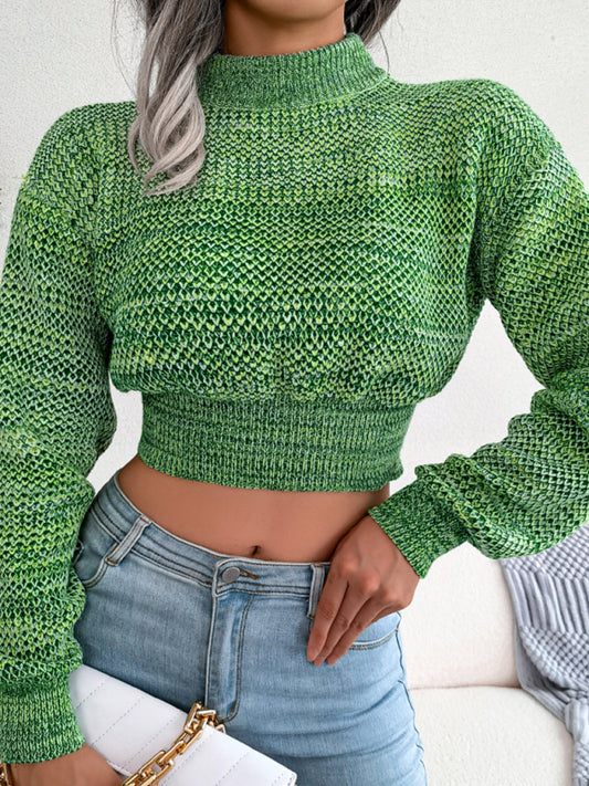 Navel knitted sweater