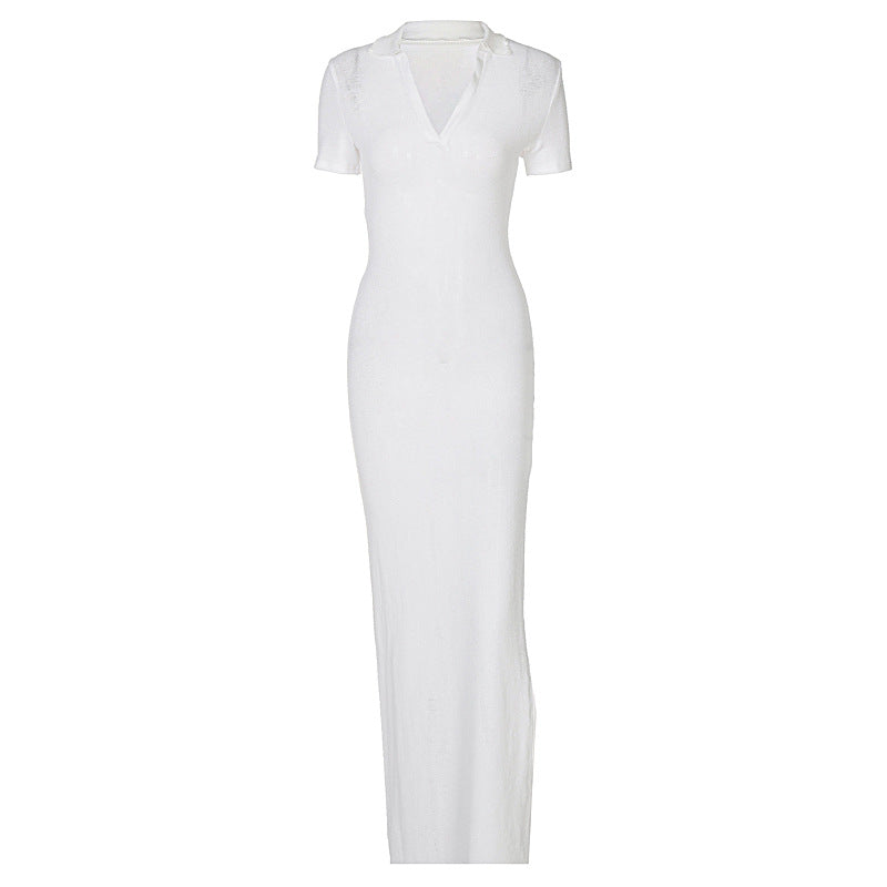 Maxi V-neck Dress