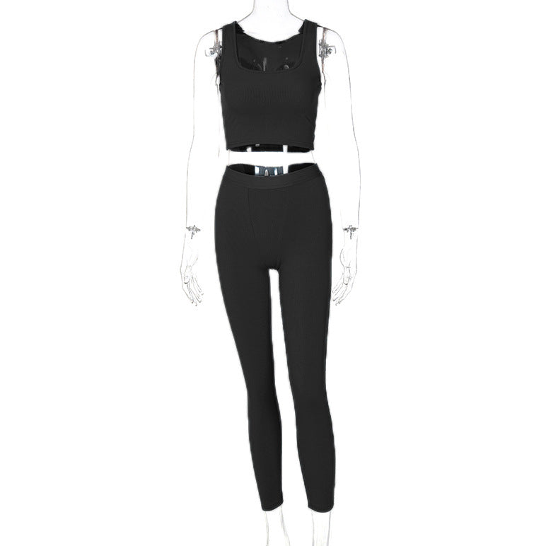 Crop Sport Two-Piece Suit