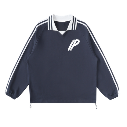 Contrast Collar Sweatshirt