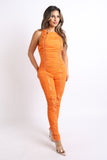 Track Zipper Jumpsuit