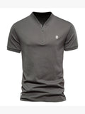 V Neck Zipper T-Shirt