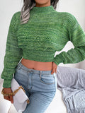 Navel knitted sweater