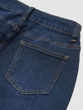 high waist flared denim jeans