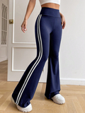 high waist drape casual pants