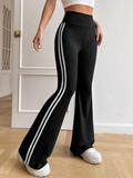 high waist drape casual pants