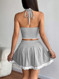 Lace two piece set