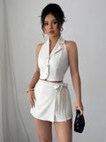 Vest Two Piece Set