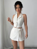 Vest Two Piece Set