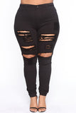 Black Stretch Jeans