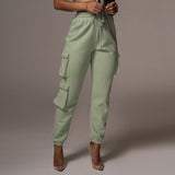 Autumn Ankle-tied With Pockets Lace-up Pants