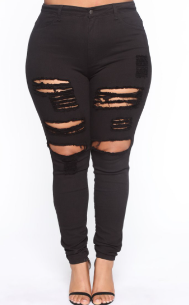 Black Stretch Jeans