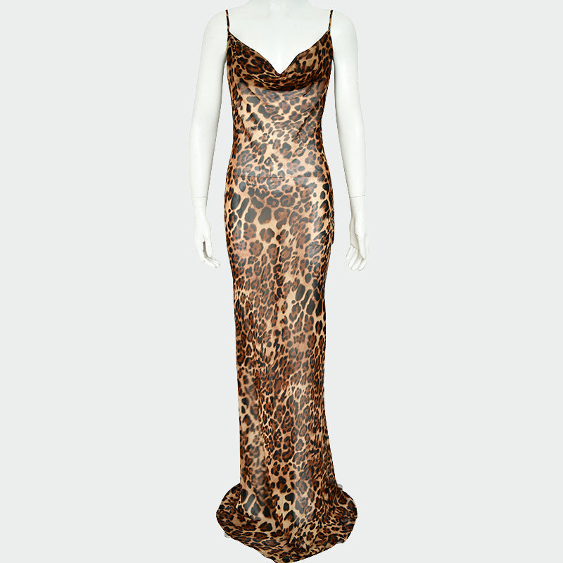 Leopard Print long Maxi