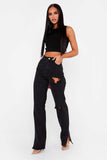 Hem Micro-Flared Pants