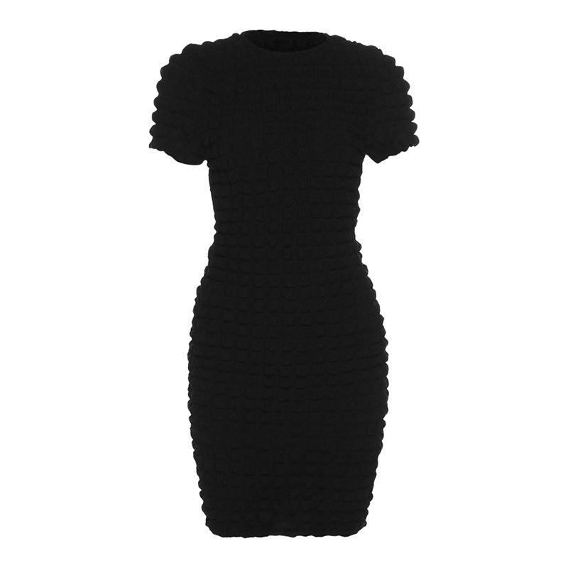 Sleeveless Lace-up Sheath Dress