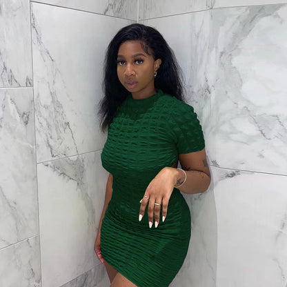 Sleeveless Lace-up Sheath Dress