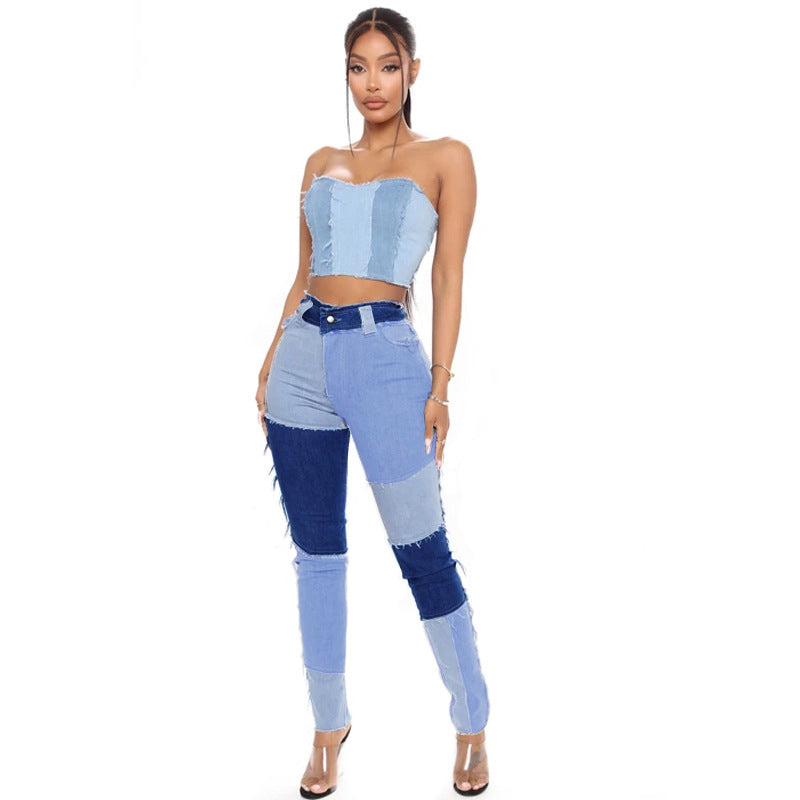 Tassel Denim Trousers