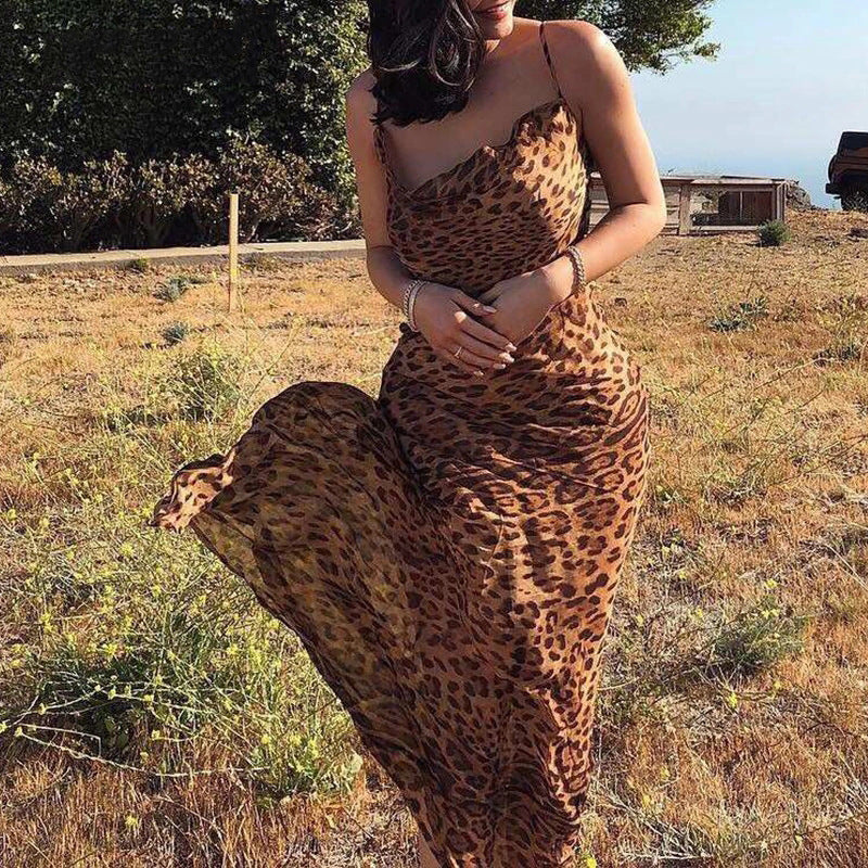 Leopard Print long Maxi