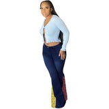 Stitch Denim Stretch Bell-Bottoms