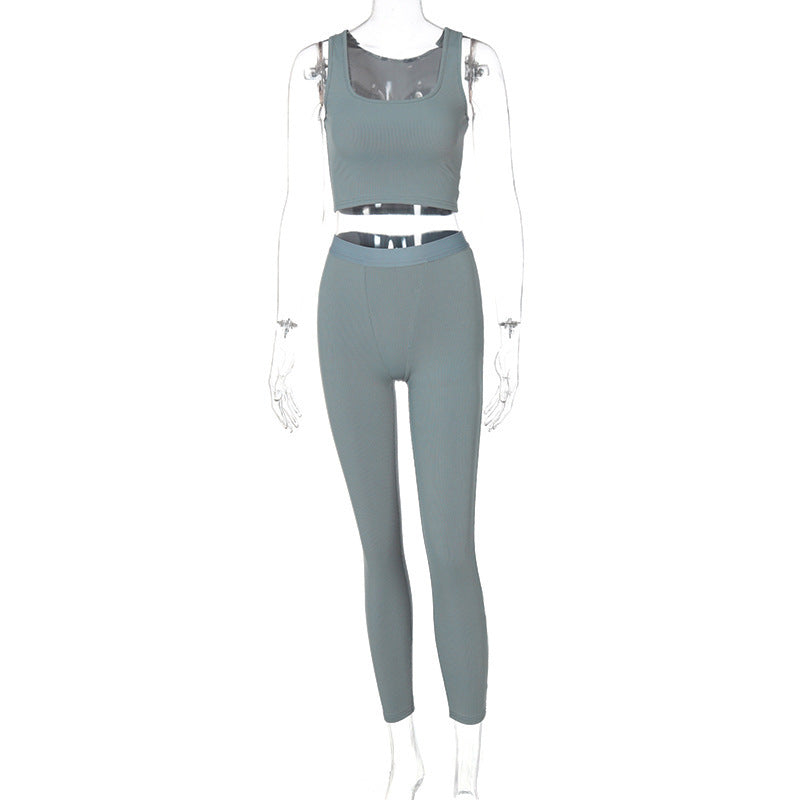 Crop Sport Two-Piece Suit