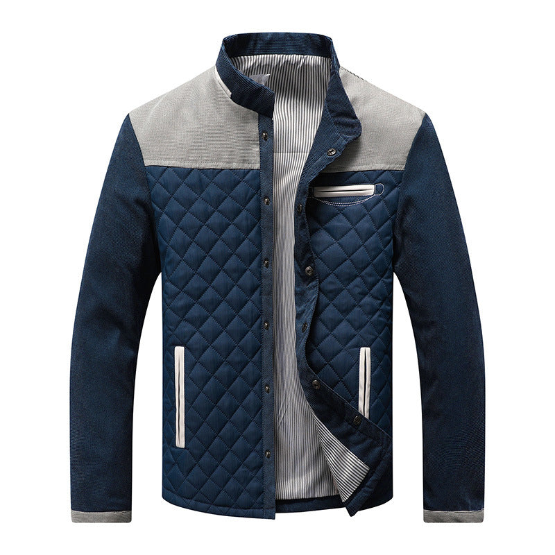 Textured Star Blue Jacket